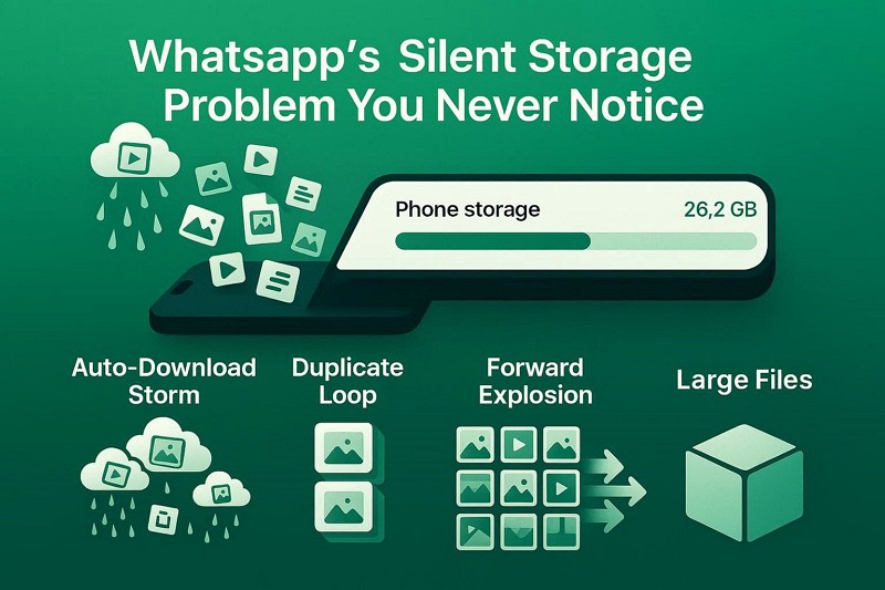 why whatsapp storage is issue