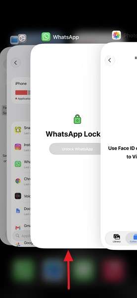 force close the app