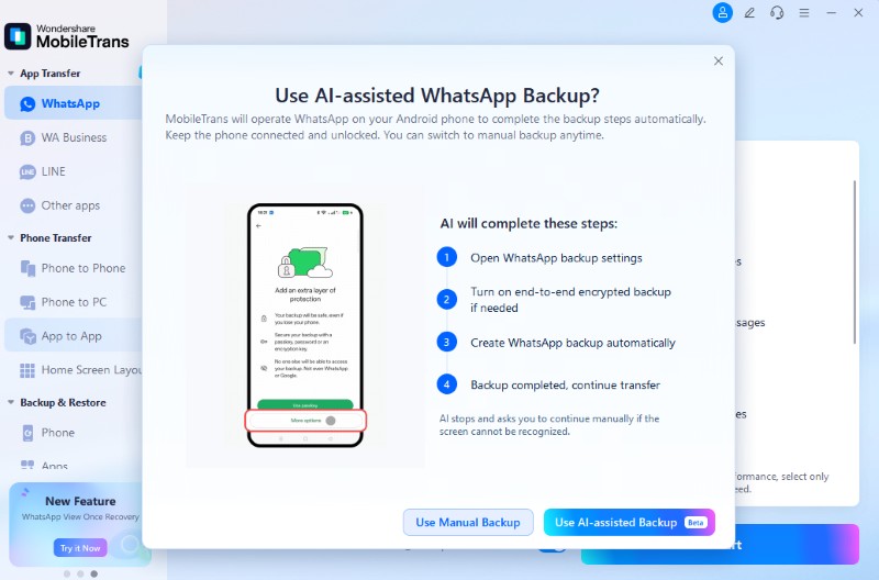 автоматическое резервное копирование whatsapp при переносе с android на iphone