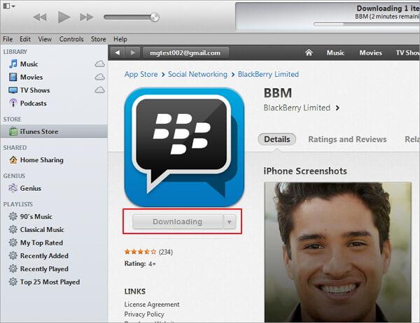 BlackBerry para aplicações iPhone-messenger para blackberry e iphone