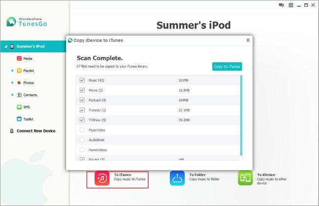 Transferir contatos de ipod para ipod