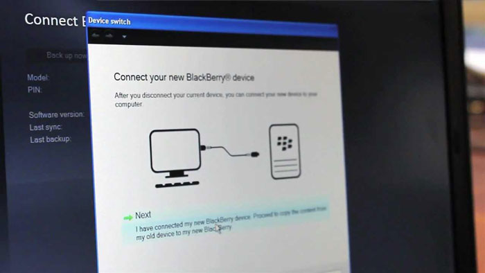 Passo 2 para transferir dados do BlackBerry-instalar o software BlackBerry