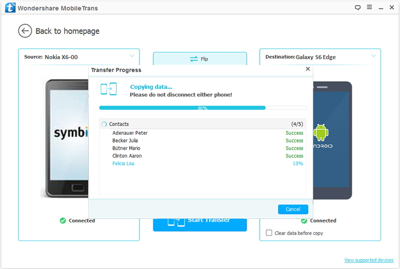 Transfira os contatos da Nokia para Galaxy-transfer de nokia para galaxy