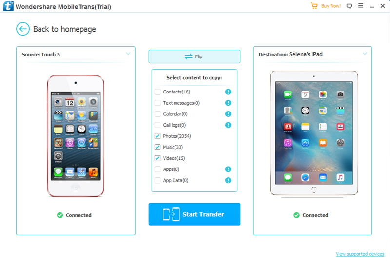 connecter des appareils pour transférer de la musique de l'ancien ipod vers l'iPad