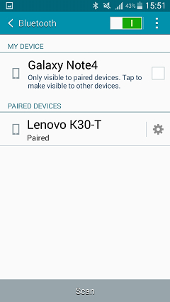 transferir los datos de samsung a huawei a través del bluetooth