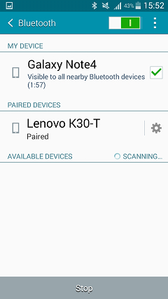 transferir los datos de samsung a huawei a través del bluetooth