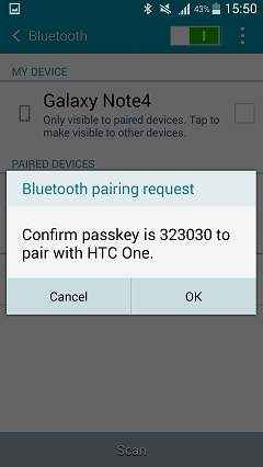 trasferire dati da Samsung a Huawei tramite Bluetooth