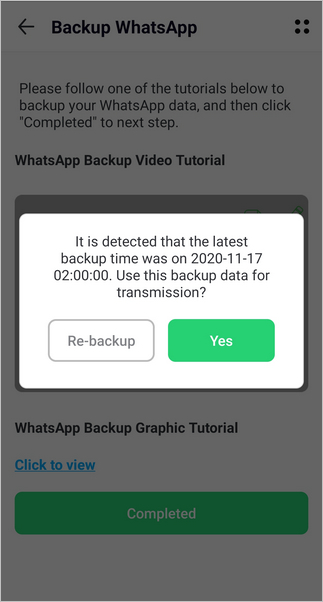 03 detectar la copia de seguridad de whatsapp con wutsapper